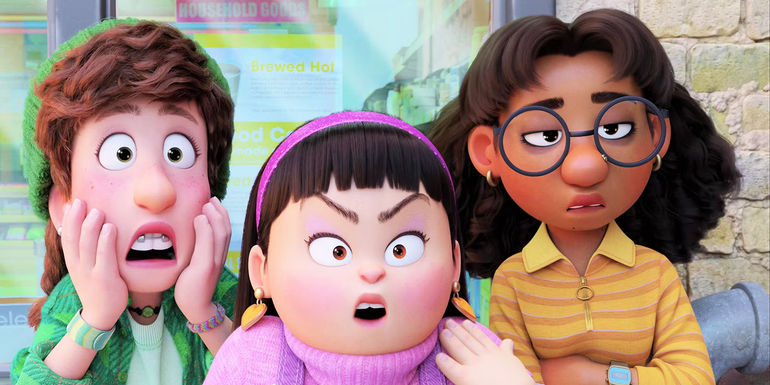 Turning Red surprised Miriam Abby and Priya