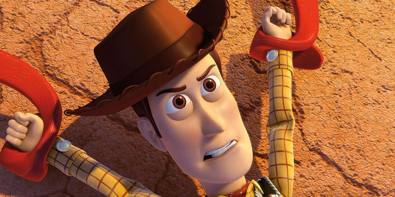 Woody Trapped in Toy Story 3