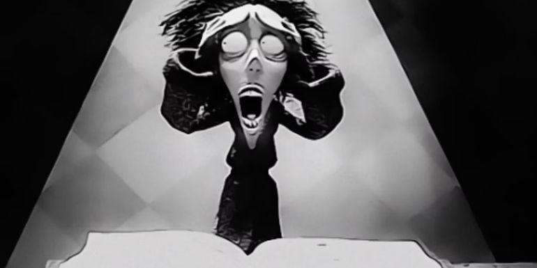 Vincent screaming in Tim Burton's Vincent