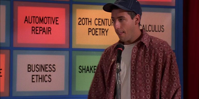 Billy Madison answers a question