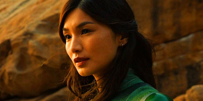Gemma Chan's Sersi looking out in Eternals