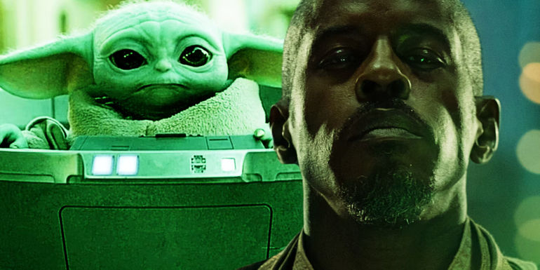 Grogu and Kelleran Beq in The Mandalorian season 3