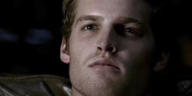 Matt (Jared Keeso) watching TV in Supernatural.