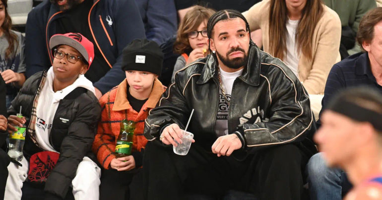 Drake and Adonis: A Heartwarming Courtside Moment