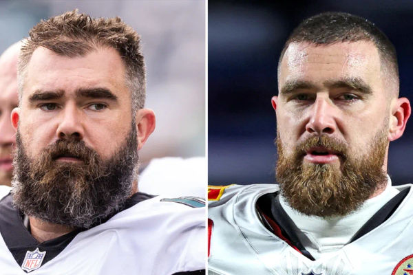 Jason Kelce Shows Unprecedented Support for Brother Travis Kelce at AFC  Championship Game