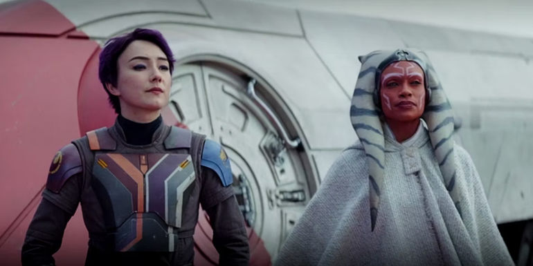 Sabine Wren and Ahsoka Tano in Ahsoka episode 8