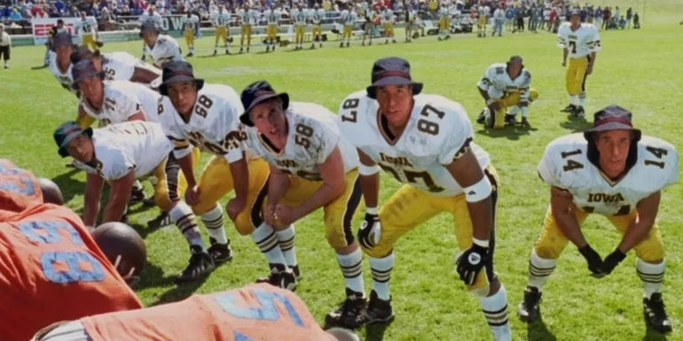 A football team with Henry Winkler as every player in The Waterboy