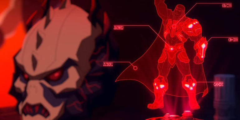 Despera helmet in Masters of the Universe Revolution