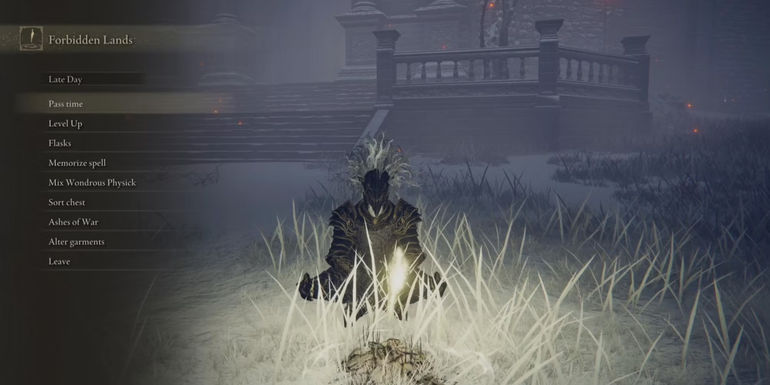 Forbidden Lands Site of Grace in Elden Ring