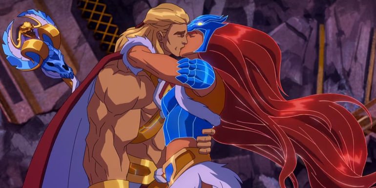 He-Man and Teela in Masters of the Universe Revolution