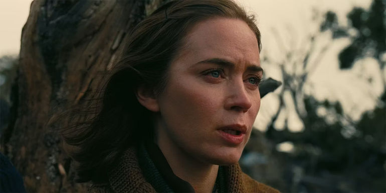 Emily Blunt as Kitty Oppenheimer in a scene from Oppenheimer.
