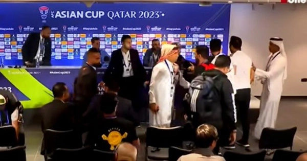 Cuộc họp báo gây rúng động sau trận đấu giữa Iraq và Jordan tại Asian Cup 2023