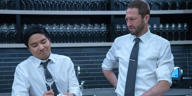 Richie looking skeptical in The Bear