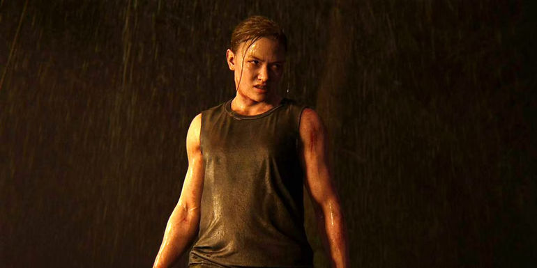 Abby looking angry in The Last of Us Part II
