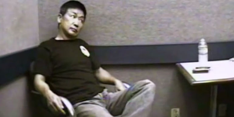 KC Joy at a table in Worst Roommate Ever.