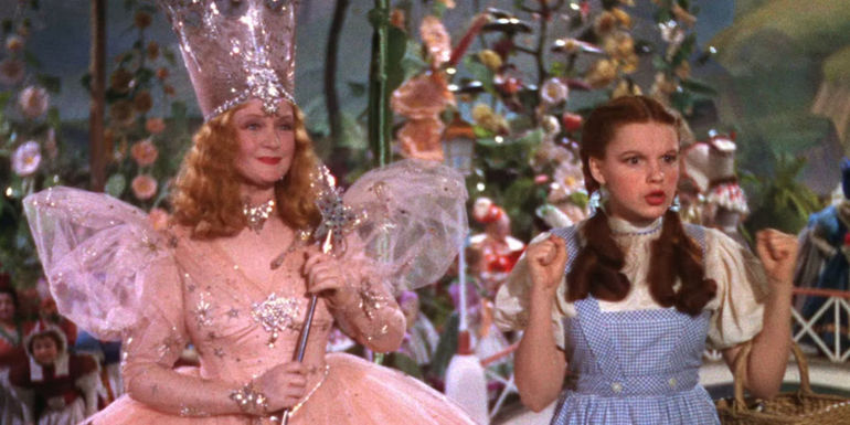Glinda (Billie Burke) and Dorothy (Judy Garland) - The Wizard of Oz
