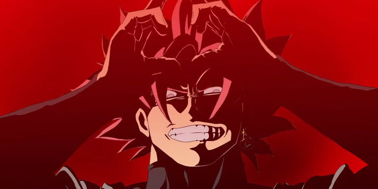 Screenshot from fan animation from Anime Revenge shows Goku Black moving his hands to begin using a Domain Expansion while he wears devilish grin.