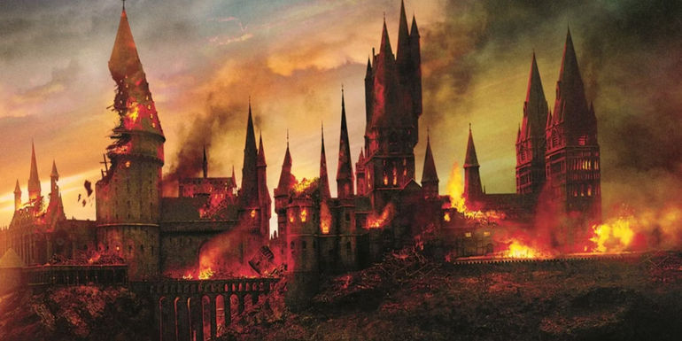 Hogwarts in Harry Potter and the Deathly Hallows Part 2