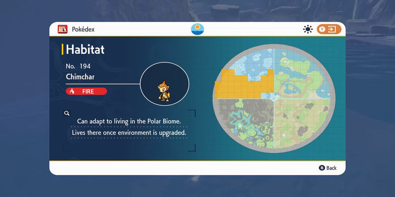 pokemon scarlet violet indigo disk chimchar location