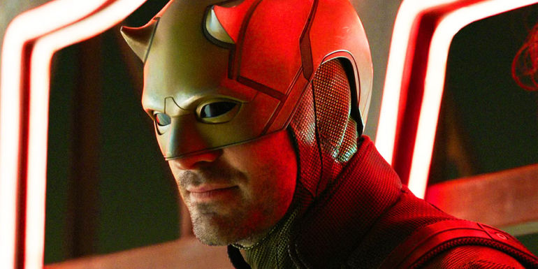 Matt Murdock in his yellow-and-red Daredevil costume in She-Hulk Attorney at Law
