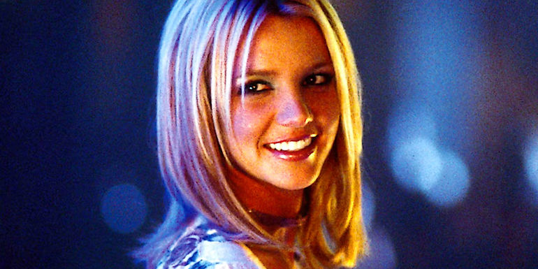 Britney Spears Smiling in Crossroads