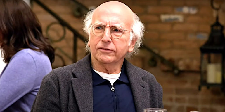 Larry David looking annoyed in Curb Your Enthusiasm.