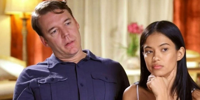 Juliana Custodio with Michael Jessen Looking Serious from 90 Day Fiance