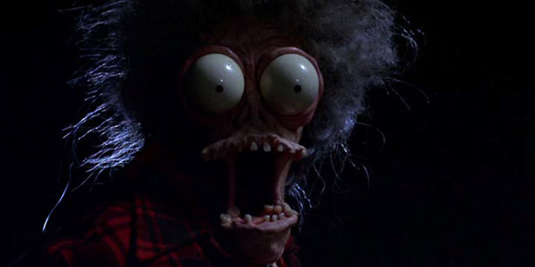 Large Marge's eyes bulge in Pee-wee's Big Adventure