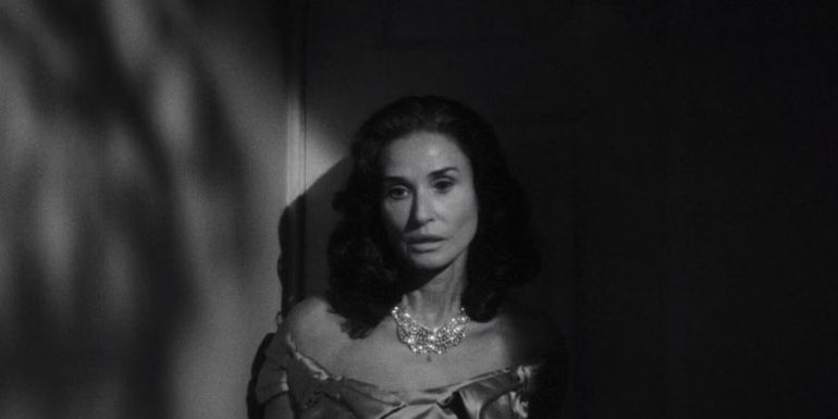 Demi Moore As Ann Woodward In Feud: Capote Vs. The Swans Black And White.jpg