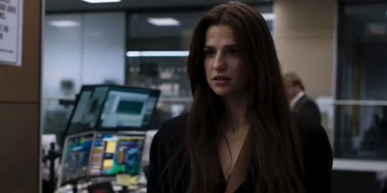 Yasmin (Marisa Abela) looking nervous in Industry season 2 episode 7.