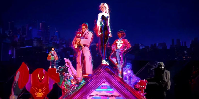 Across the Spider-Verse's ending featuring Gwen Stacy's Spider Team