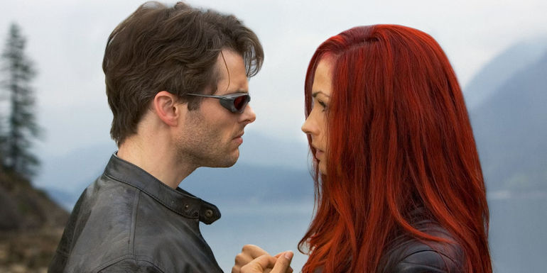 Cyclops and Jean Grey in X-Men: The Last Stand