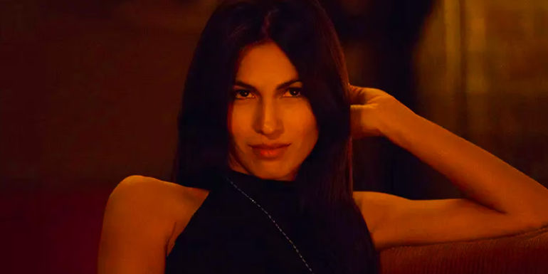 lodie Yung's Elektra Natchios looking seductive in Daredevil season 2