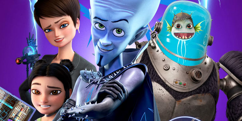 Megamind and the Cast of Peacock's Megamind Rules