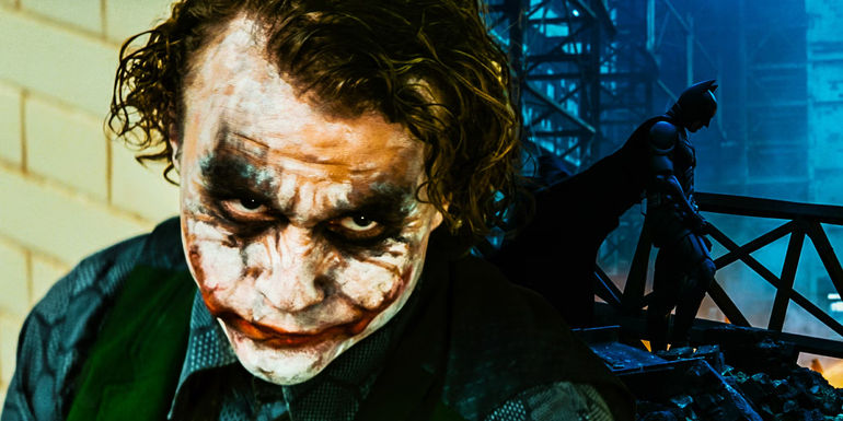 The dark knight joker and batman