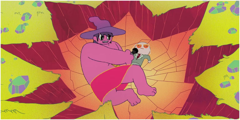 Claney and the another character from The Midnight Gospel