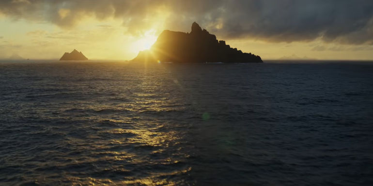 Ahch-To island in The Last Jedi.