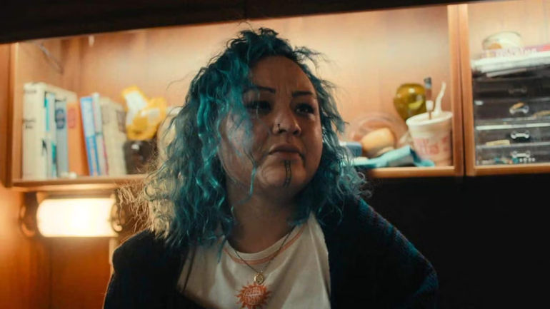 Julia in True Detective, talking to her sister, Navarro