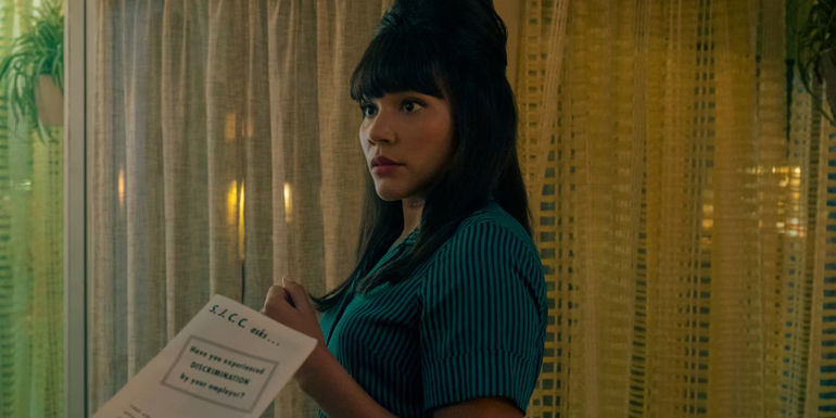 Emmy Raver-Lampman as Allison Hargreeves in The Umbrella Academy