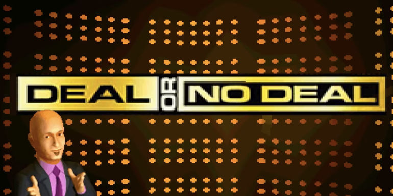 A screen grab from the Deal or No Deal video game