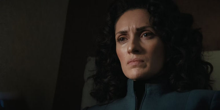 Natalia Verdugo looks troubled in Monarch Legacy of Monsters episode 7