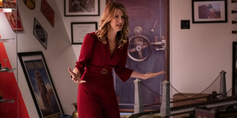 Laura Dern as Renata upset in Big Little Lies