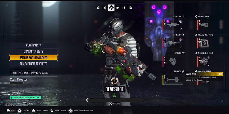 deadshot custom outfit in suicide squad
