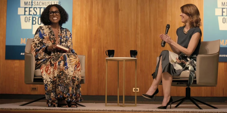 Issa Rae as Sintara Golden from American Fiction.