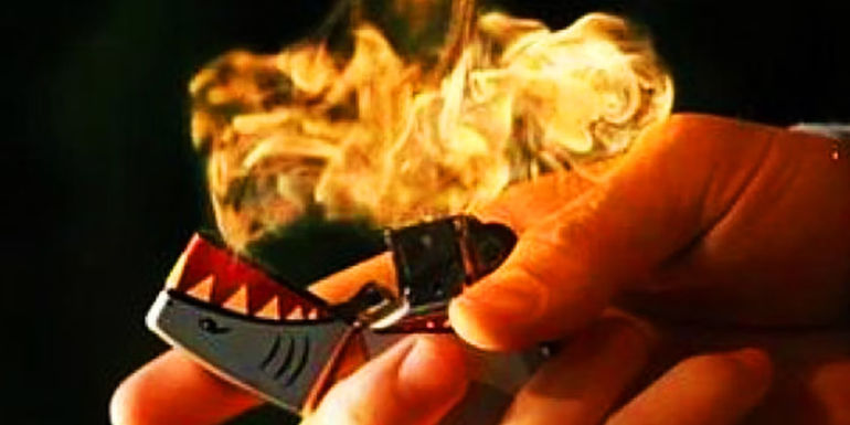 Pyro's shark lighter in X2