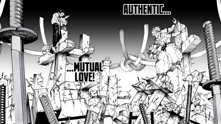 Yuta's Domain Expansion (Image via Shueisha)