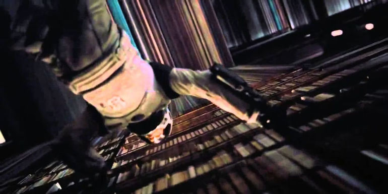 cooper in the tessarect in Interstellar