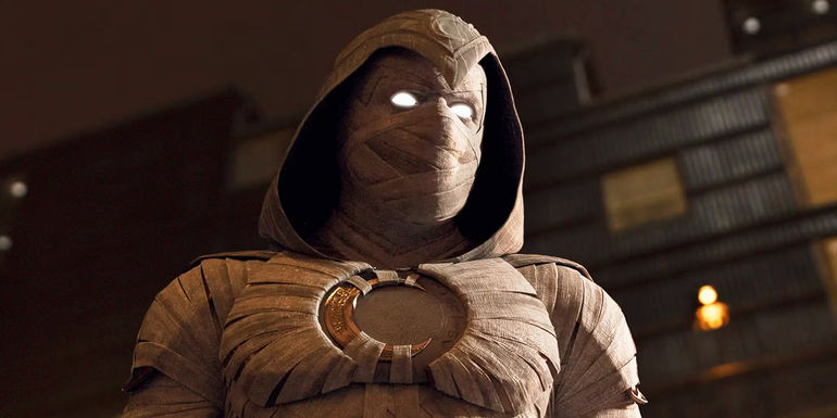 Marc Spector's Moon Knight in his Egyptian armor in Moon Knight