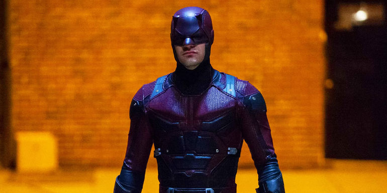 Matt Murdock in his original Daredevil costume in Daredevil season 1