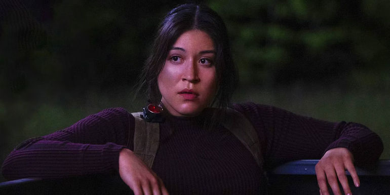 Maya Lopez in Biscuits' truck in Echo